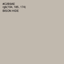 #C2B9AE - Bison Hide Color Image